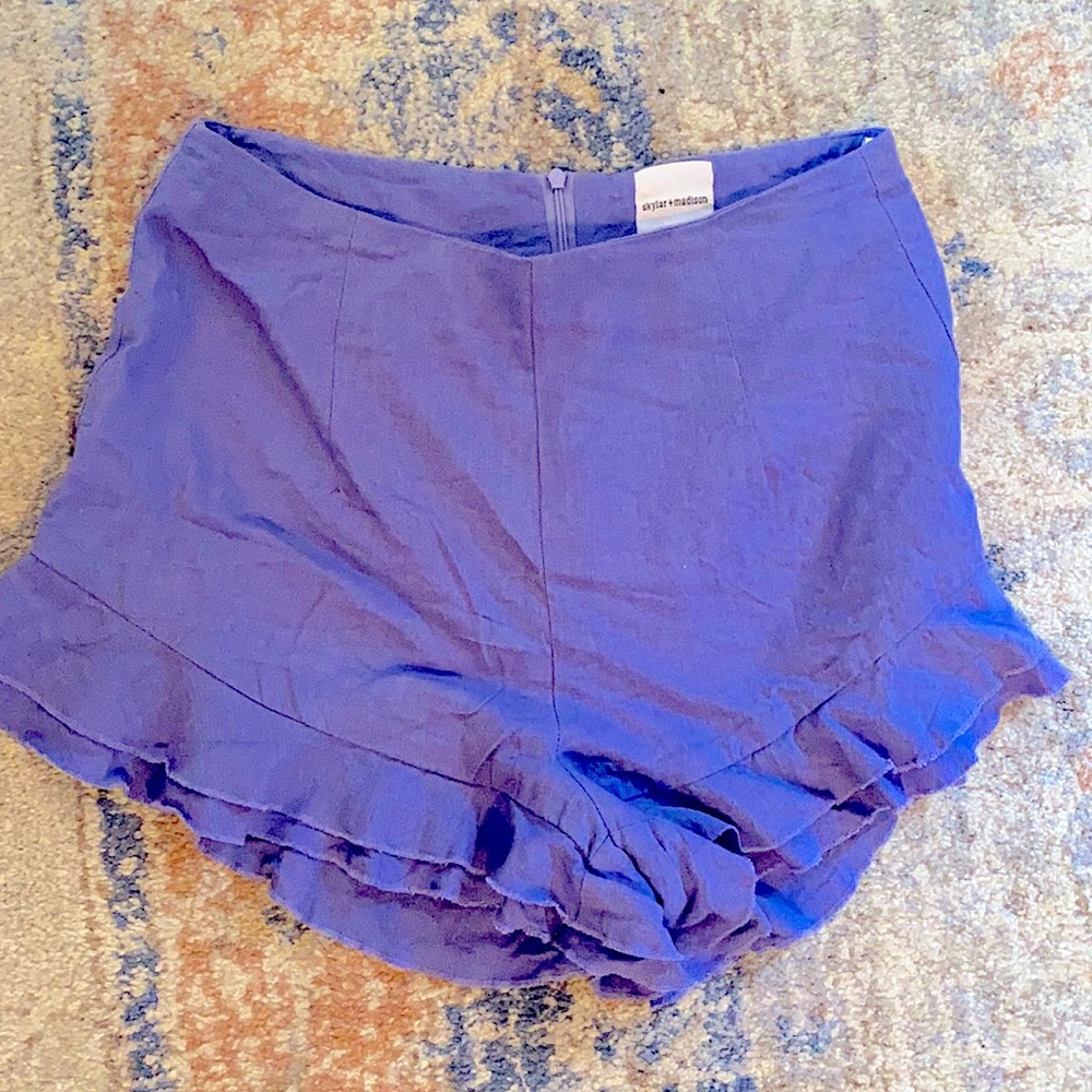 Skyler + Madison Lavender Linen Short
